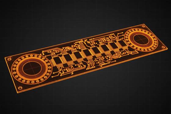 AI illustration of the BMS protection board 4S 40 A