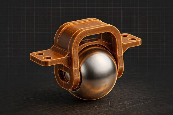 AI illustration of the Ball caster